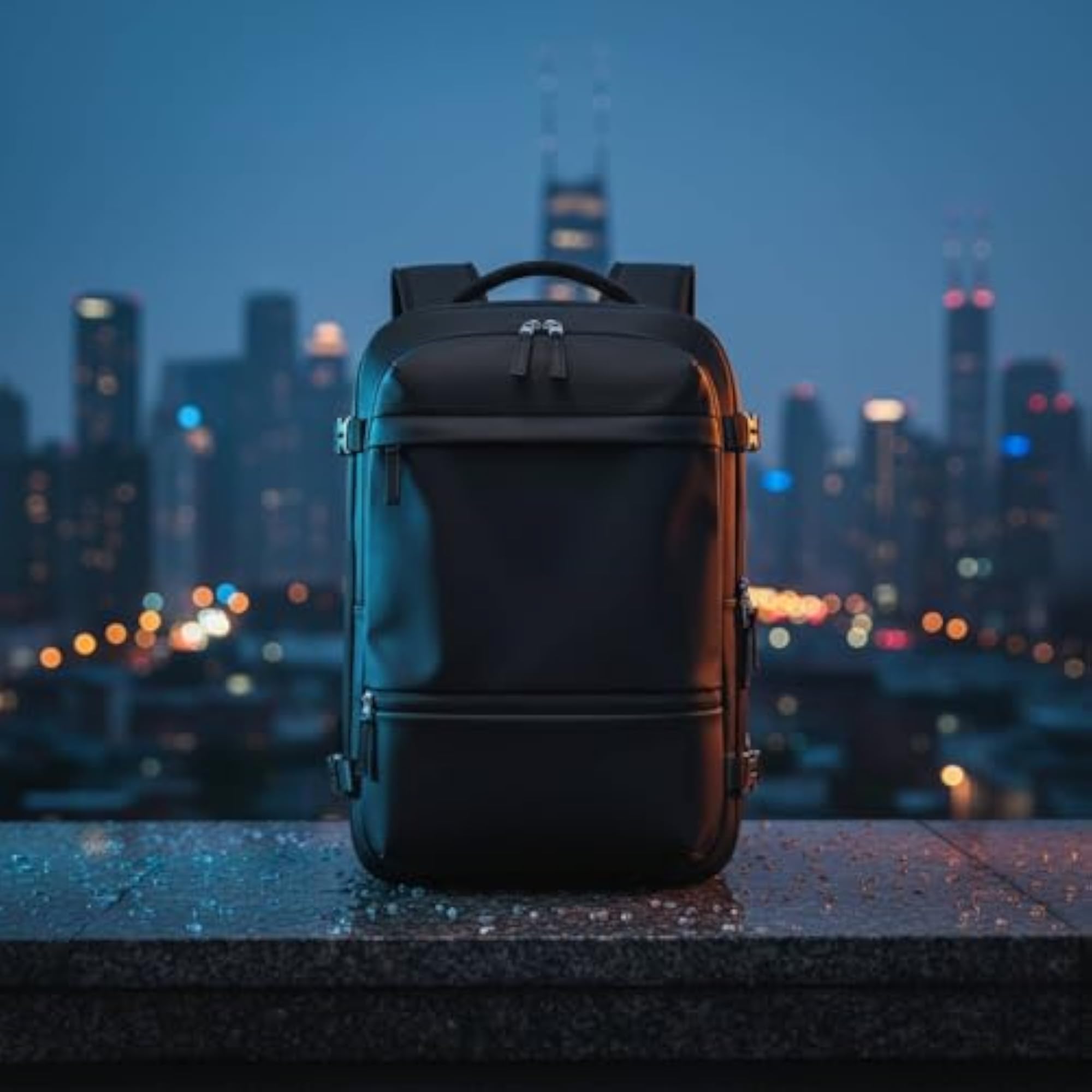 Purple Laptop Backpack for Men, Large Capacity