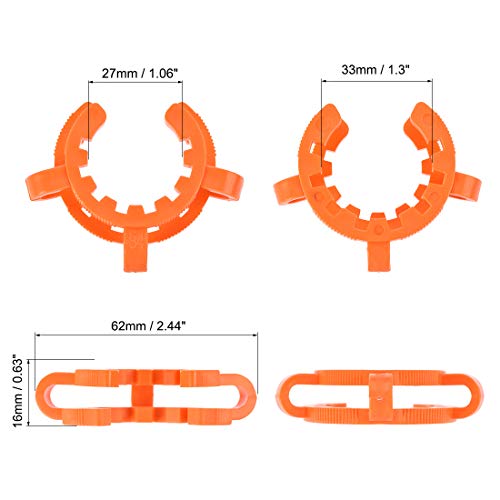 Uxcell A19111100UX1630 Lab Joint Clip Plastic Clamp Mounting Clips thumb #3