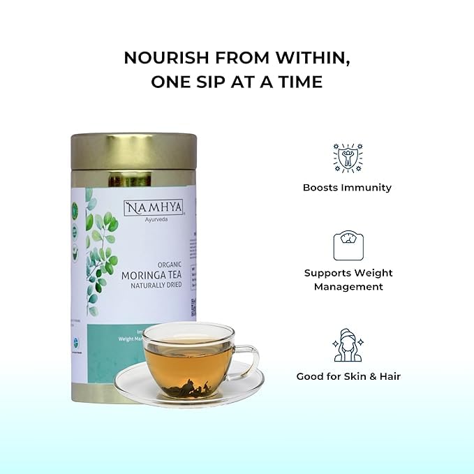 Image of Namhya Rose & Moringa Tea | Immunity, Skin Radiance & Vitality