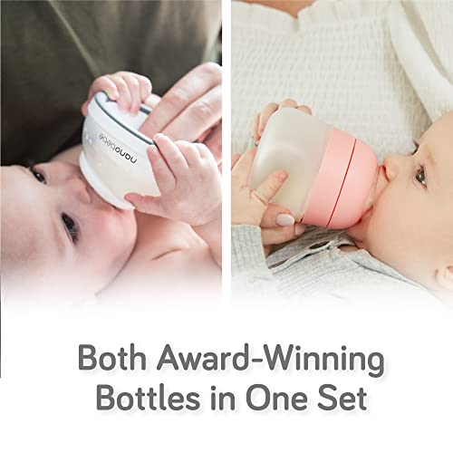 Nanobebe Baby Bottle Ultimate Feeding And Cleaning Set, For Breast Milk And Formula, Cleaning And Soothing Essentials, Baby Shower Registry Gift, For Newborn, Infant And Baby - Teal #TOP2