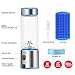 TTLIFE 2 Cup Cover Portable Blender,USB Rechargeable Cordless Smoothie Glass Blender,Mini Jucier Cup Travel Sports Bottle
