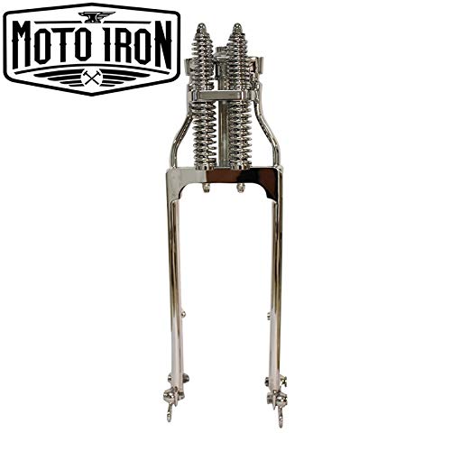 Moto Iron 113-0071 Springer Front End +2 Inch Over Chrome Fits Harley Davidson thumb #2