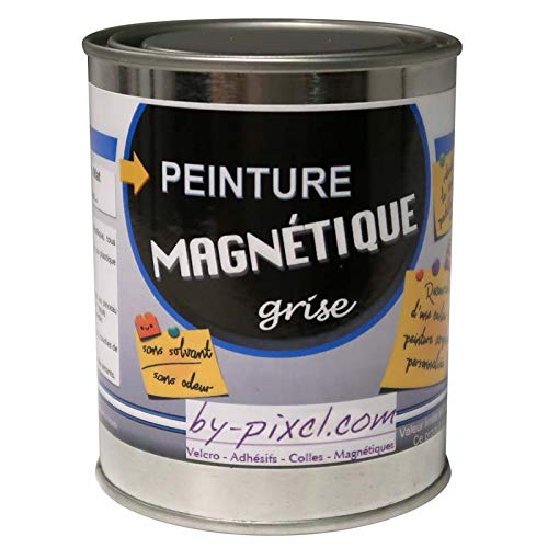 Peinture magnétique - Gris-bleu - Bidon de 250 ml