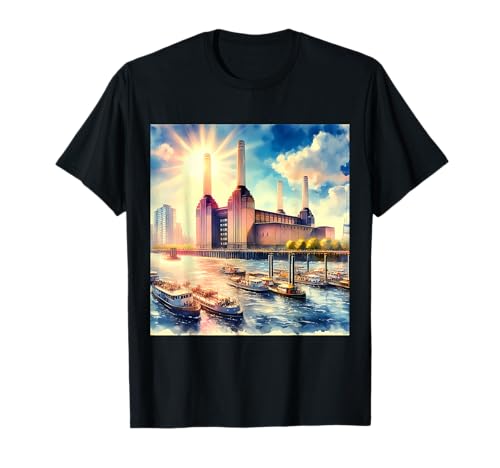 Photo de Battersea South London Tees London emblématique Power Station T-Shirt