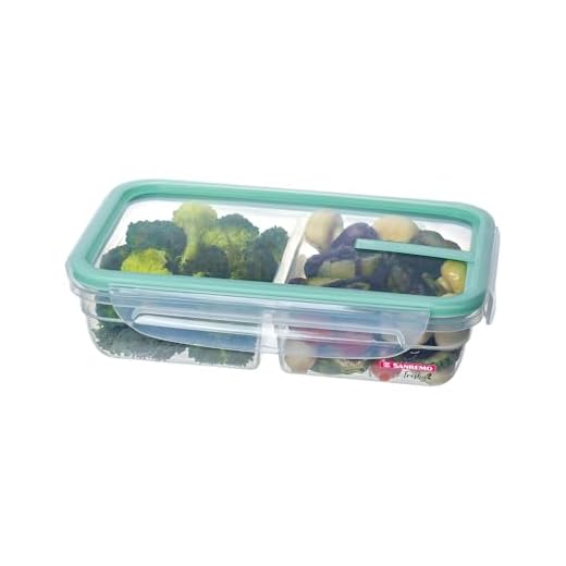 Pote com Trava Retangular Baixo 730ml - Sanremo