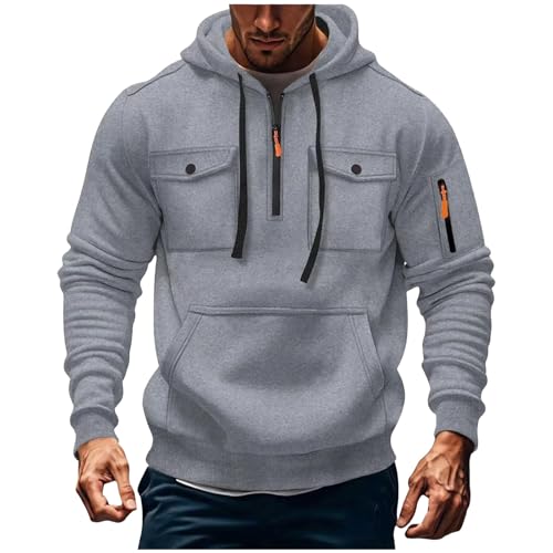 Fitness Ample Sweats Capuche Zippé Vêtements Loisir Homme