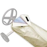 Pool Aufroller Abdeckung 190T Pool Planenaufroller Abdeckung Schwimmbadrolle Abdeckplane Mit Klettverschluss Kordelzug Wasserdicht Sonnenschutz Schutzh&uuml;lle PoolPlanen Aufrollsystem (Beige, 490*96cm)