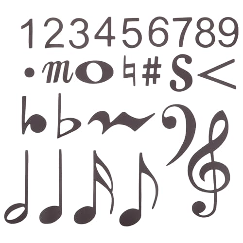 Imanes de notas musicales para decorar la nevera y organizar notas
