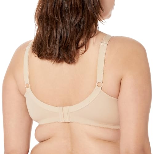 Image of Fruit of the Loom Women's Seamed Unlined Wirefree Bra, Sand, 40DD