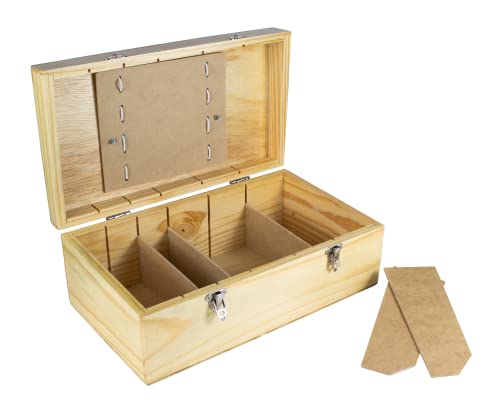 Caixa De Pintura, Mad. Pinus Luxo - Souza & Cia (Ref:4211)