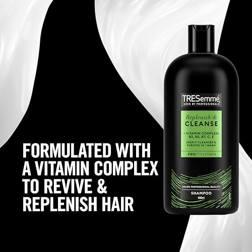 TRESemmé Replenish & Cleanse Shampoo with vitamin C, Fresh , 900 ml , Pack of 1 - Image 3