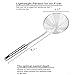 Xingmin Spider Strainer Skimmer Ladle Stainless Steel Aasian Metal Frying Basket With Long Handle Large Spoon Food Japanese Pasta Kitchen Oil Solid Professional Mesh Wire 5 Inch