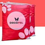 DOGOPAL Regenmantel Hund mit Integriertem Geschirr – Wasserdichter Hunderegenmantel, Winddichter Hundemantel, Reflektierende Regenjacke für Kleine & Große Hunde, Hohe Sichtbarkeit (Grau, 30)