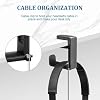 Noekye Headphone Headset Headphones Stand Holder Hook Hanger Office Gaming Under Desk Accessories Organizers Adjustable, Black #2