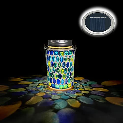 TOTHDATE 1PCS Mosaic Solar Lights Outdoor Garden