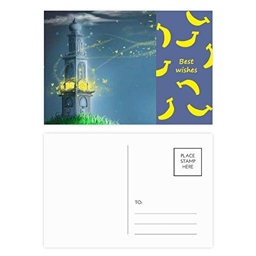 Carte postale Phare Silent Night pour écrire vos remerciements avec ce jeu de 20 pièces