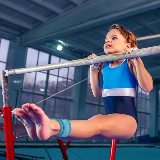 Sportneer Adjustable Ankle Weights for Women and Men£º1 Pair 1 2 3 4 6 7 8 10 lbs Upgraded Easily Adjustable Leg Weight, Weighted Wrist Weight Strap for Gym, Fitness, Workout, Walking, Dancing (Black, 2 lbs x 2)