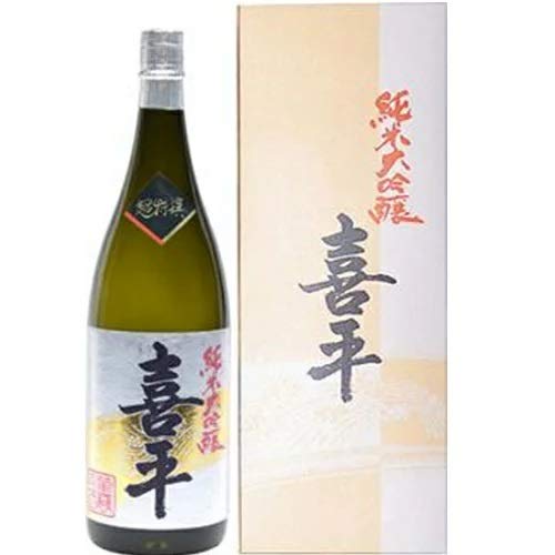 Amazon.co.jp: 平喜酒造 超特撰 喜平 純米大吟醸 1800ml : 食品・飲料