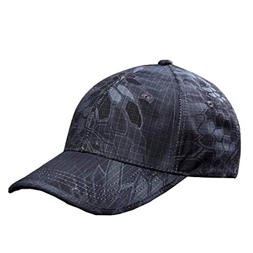 （N/A） Suitable for Outdoor Activities Camping Cycling Sports Mountaineering Python Pattern Baseball Cap Camouflage Sun Hat Polyester + Cotton