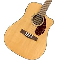 Single-cutaway 12-string dreadnought body style Solid spruce top with scalloped "X"-bracing Ovangkol back and sides Easy-to-play neck with rolled fingerboard edges Fishman CD pickup/preamp Includes hardshell case
