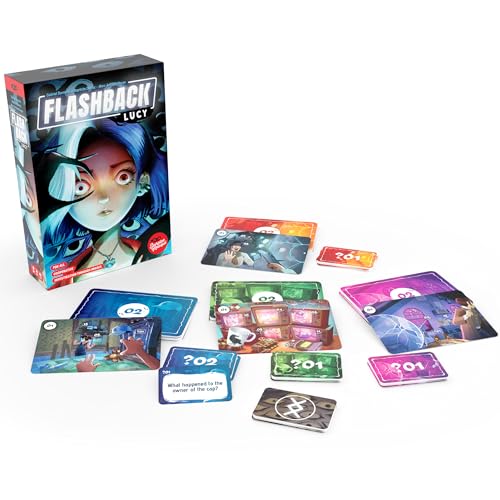 Flashback Lucy | Juego cooperativo de misterio para niños, adolescentes y adultos | Viaja en el tiempo para resolver misterios en una mansión encantada | Juego de mesa familiar | Edición estándar | Inglés | 1 a 4 jugadores | Edad mínima 8 años | 40 minuto miniatura 3