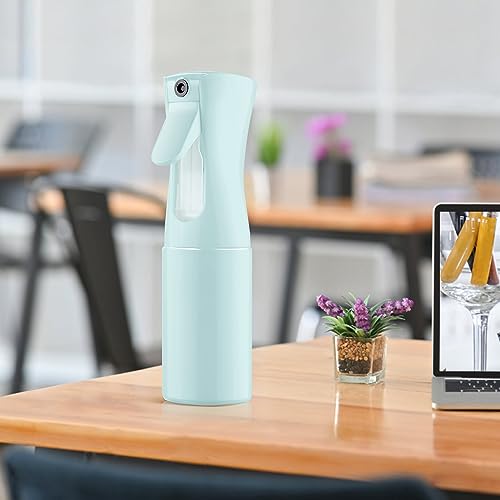 URAQT Sprühflasche, 200 ml Zerstäuber Sprühflasche Haare Klein, Salon Wasserspray Spray Bottle Hair, Wassersprühflasche Sprühflaschen für Frisuren, Pflanzen, zum Putzen (200 ml – Blau)