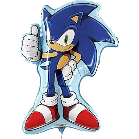 Toyland® 29 Inch Sonic The Hedgehog Shaped Character Foil Balloon - Kids Party Balloons Cover