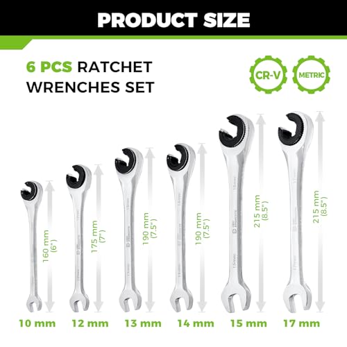 Image of Der Erwachte 6-Piece Ratcheting Wrench Set