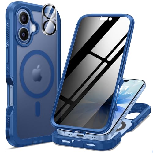 Coque iPhone 17 anti-espion magnétique avec protection objectif intégrée