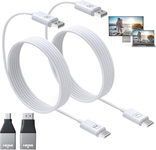 Obest Hdmi Inalambrico 4k Transmisor Y Receptor, 5g Hdmi Wireless 50m Transmisión Adaptador, Para Streaming De Vídeo Audio Desde Ordenador Portátil, Ps4 5,Pc A Tvhd Monitor Proyector, Plug And Play