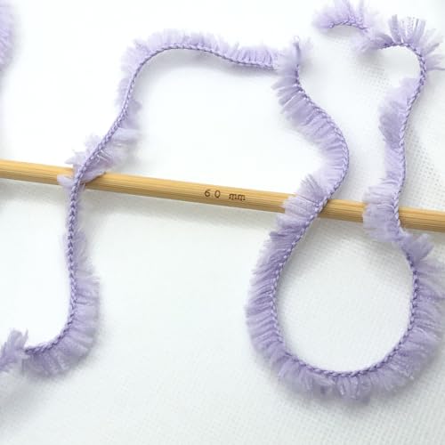 Image of Plush Faux Fur Bulky Yarn, Super Soft Fluffy Fuzzy for Knitting Crocheting Crafting, 100 Gram (3.53 Ounces) 109 Yards (100 Meters) (Lilac)