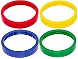 Blendin 4 Pack Colored Lip Rings, Compatible with Original Magic Bullet Blender Juicer 250W MB1001