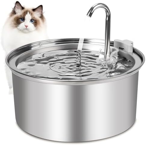 Wulnar Bebedouro para Gatos, Fonte de Água para Gato, 3.2L Filtro...