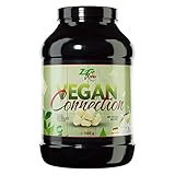 ZEC+ LADIES Vegan Connection – White-Chocolate, 1000 g veganes Proteinpulver für Frauen als Eiweiß-Shake für Fitness & Sport, enthält Reisprotein und Sojaprotein-Isolat, Made in Germany