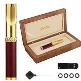 Reusable Washable Cigarette Filter Handcrafted Wood Metal Smoking Cigarette Filter Never Fade Cigarette Holders Reduces Tar Nicotine Birthdays Father Day Gift Wooden Gift Box