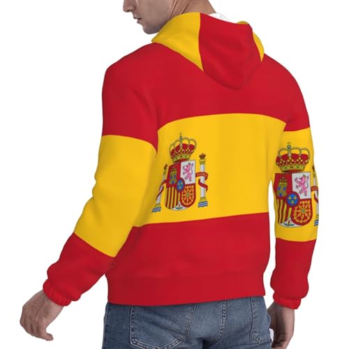Sweat à capuche espagnol pour homme en coton épais