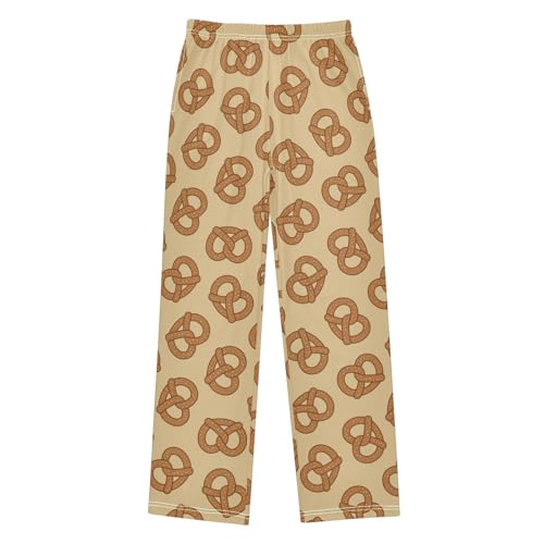 Boys' Pants Pretzel Cookie Long Bottoms Jogger Pants Elastic Waist Trousers with Pockets S-XL