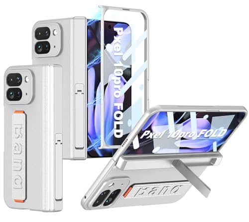 Coque Pixel 10 Pro Fold antichoc étui rigide PC charnière magnétique argent