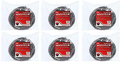 Rockville (6) RCTS1250 50' 12 AWG 1/4