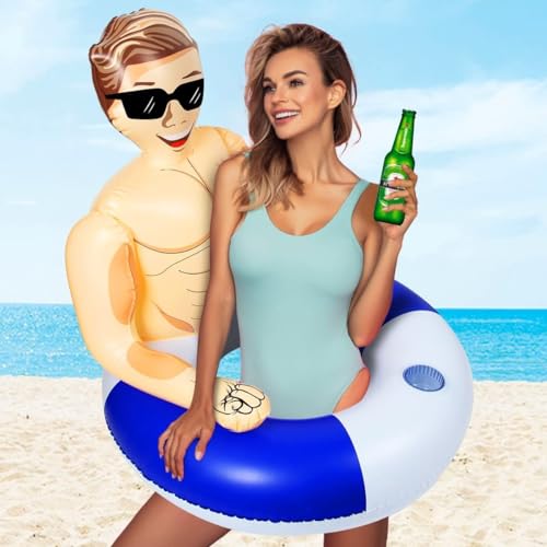 Miniatura 7 de Mewveer Flotadores Inflables Para Piscina, Juguetes Para Piscina, Anillo De Natación Para Niños, Balsa Inflable De Tubo Para Adultos, Flotador De Tubo Para Fiestas En La Playa Y Relajación Para Adul