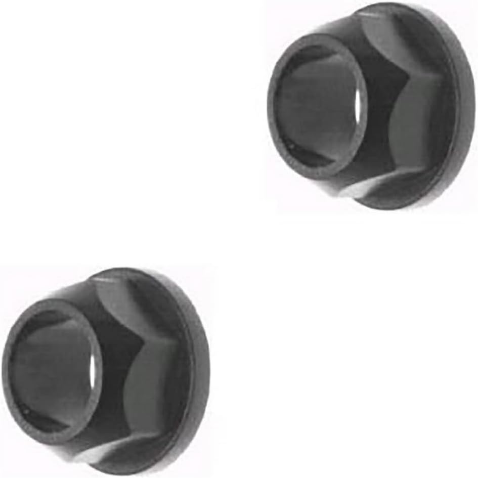 Replacement part for 741-0225 Set Of Two New Plastic Hex King Pin Bushings Fits Toro 112-0347 38" 42" R2Aftt84260