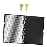 YOSADIER 1Set Braille Writing Board with Stylus Lines Durable Design for Classroom Use Learning Tool for Blind Students and Visually Impaired Learners