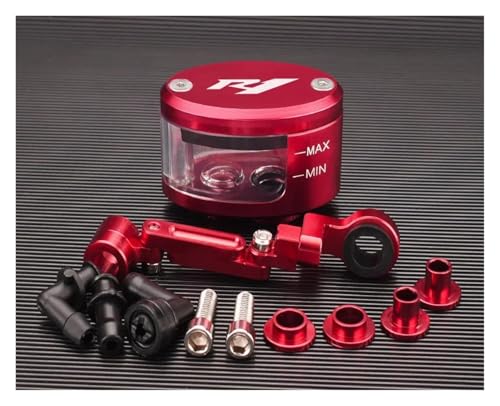 Réservoir liquide frein arrière rouge B pour moto Yamaha YZF-R1 et R1s