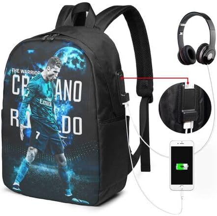 Miniatura 2 de # 7 Mochilas para adultos Bolsa portátil Bolsa de libros Usb Mochila 17 pulgadas para diario