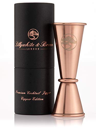 Stainless Steel Japanese-Style Jigger Set, 1oz 2oz Single & Double Jiggers Shot Pourer
