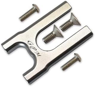 Aluminum Center Diff Mount (Front) for Arrma 1:8 KRATON / Outcast / Notorious / Typhon / Talion / KRATON V5 / Notorious V5 / Infraction / Infraction V2 / Limitless Upgrades - 1Pc Set Silver