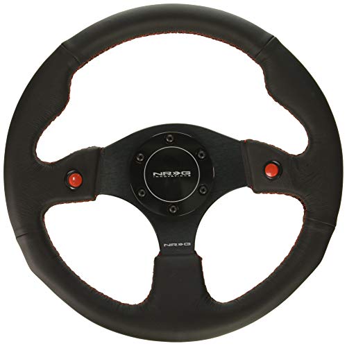 NRG Innovations RST-007R Reinforced Steering Wheel (320mm Sport Steering Wheel with Dual T)