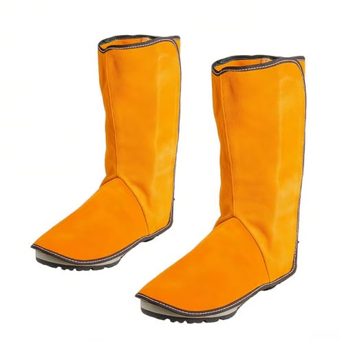 Leather Welding Spats Heat Resistant Boot Protectors