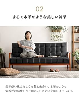 ○MODERN DECO 3人掛け 2WAYソファベッド ブラウン Amazon｜モダンデコ 3人掛け ソファベッド 【保証1年間】 レザー