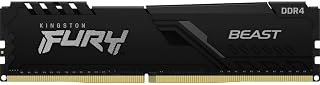 KF426C16BB/8 - Memória de 8GB DIMM DDR4 2666Mhz FURY Beast 1,2V 1Rx8 288 pinos para desktop/gamers, Preto